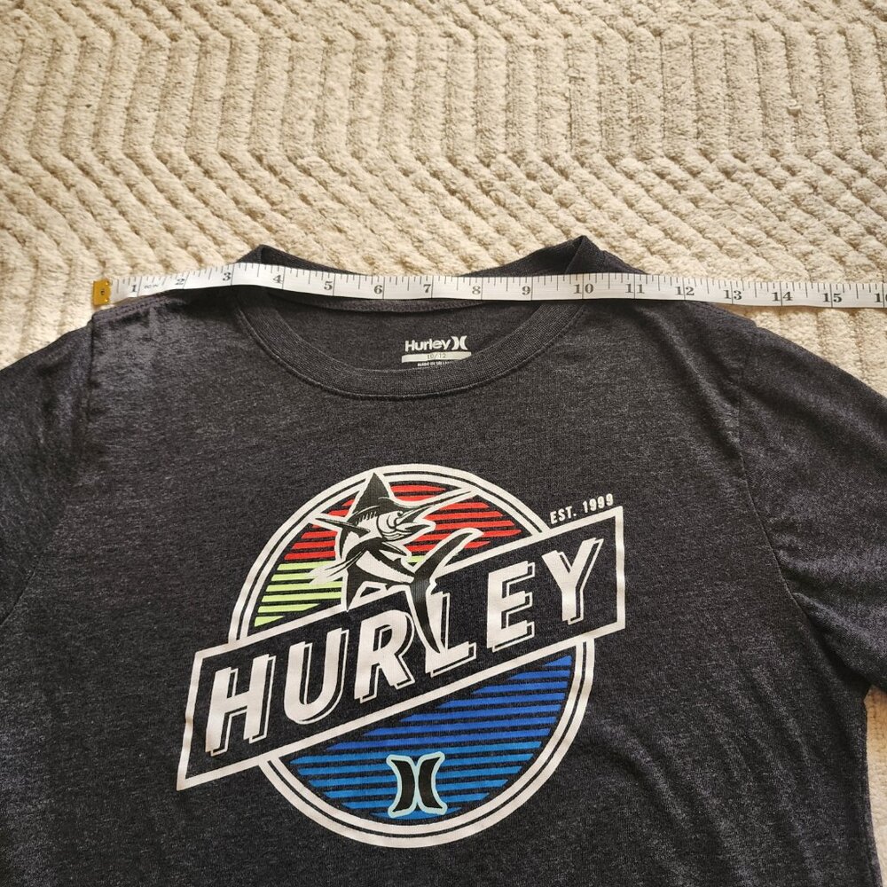 Hurley Boys Graphic T-Shirt Size 10/12 – EST. 1999 Surf Logo - Picture 10 of 16
